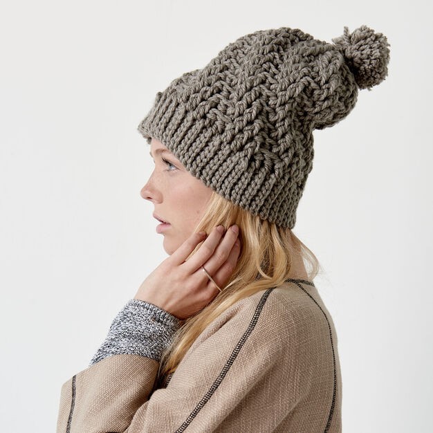 Helping our users. ​Crochet Textured Beanie.