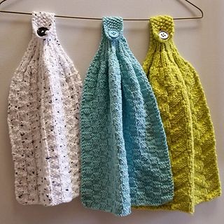 Inspiration. Crochet Kitchen Towels.