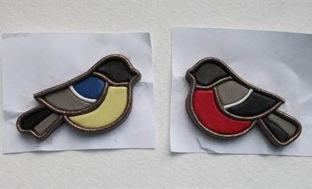 ​Bird Brooch From Leather