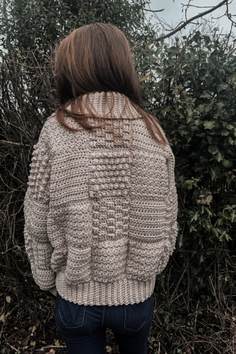 Helping our users. ​Crochet Patchwork Cardigan.