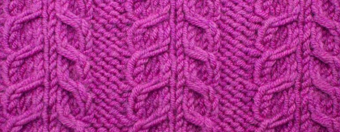 ​Knit Inverted Gull Cable Pattern
