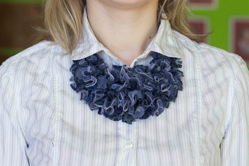 ​Stylish Denim Necklace