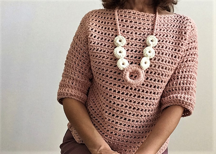 Helping our users. Crochet Office Style Blouse. Helping our users. Crochet Office Style Blouse.