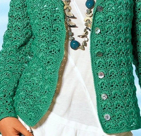 Emerald Crochet Jacket Emerald Crochet Jacket