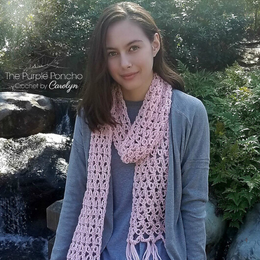 Inspiration. Crochet Summer Scarves.