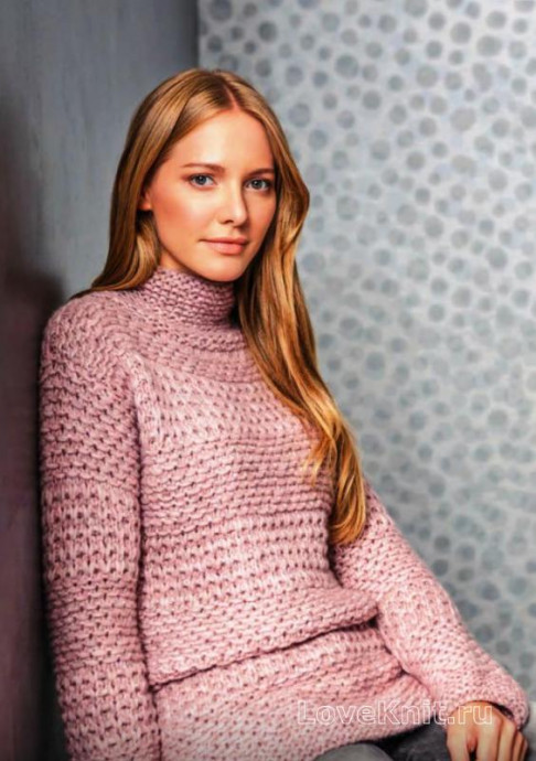 Comprehensive Knitting Instructions for a Stylish Garment Featuring Luxe Yarn Blend