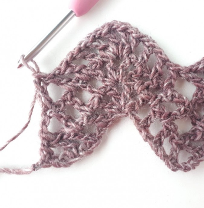 Helping our users. ​Rectangle Crochet Shawl.