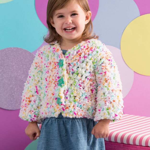 Helping our users. ​Fluffy Cardigan for Baby Girl.