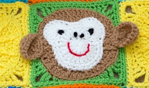 Helping our users. ​Crochet Monkey Blanket.