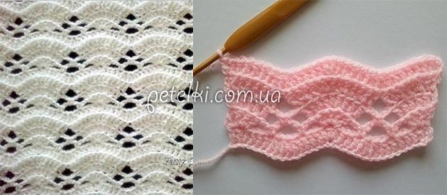 Nice and Elegant Crochet Waves Stitch Pattern