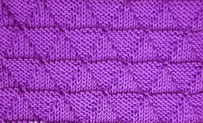 ​Pyramid Knit Stitch