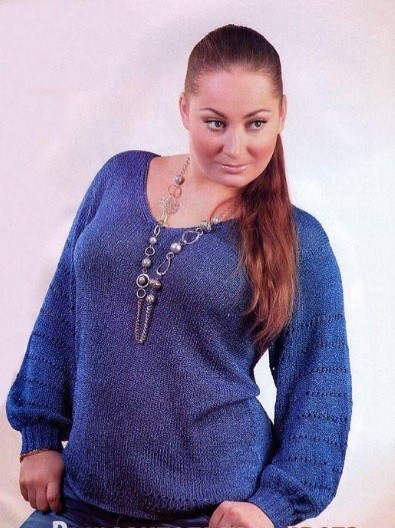 ​Blue Knit Jumper