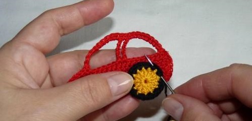 ​Crochet Car Applique Pattern