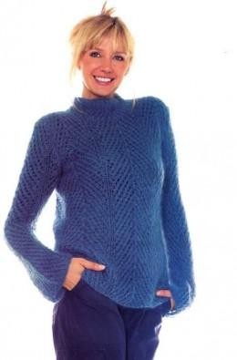 ​Blue Mohair Jumper