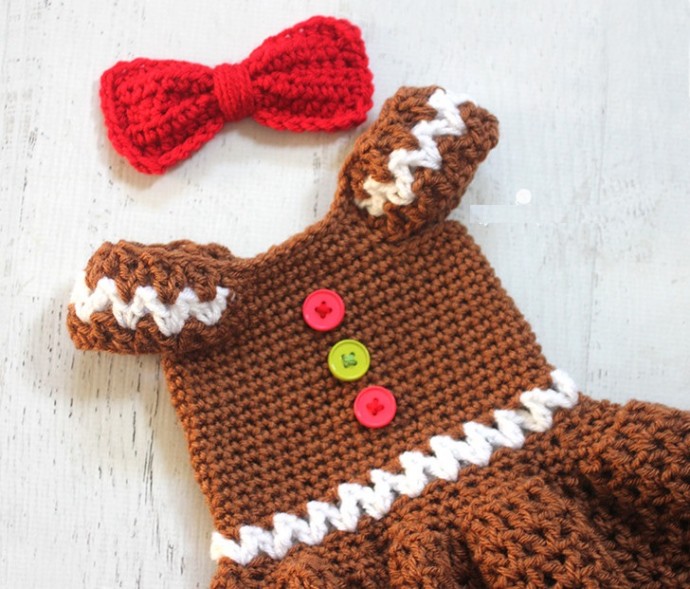 Helping our users. ​Crochet Gingerbread Dress.