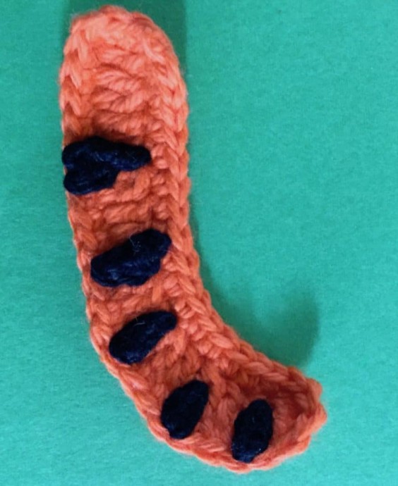 Helping our users. ​Crochet Tiger Applique.