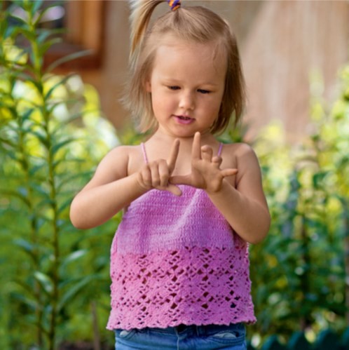 ​Simple Crochet Baby Girl Top