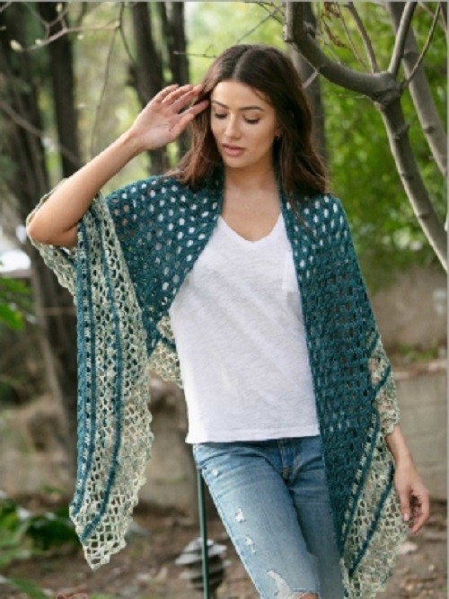 Helping our users. ​Crochet Garden Shawl.