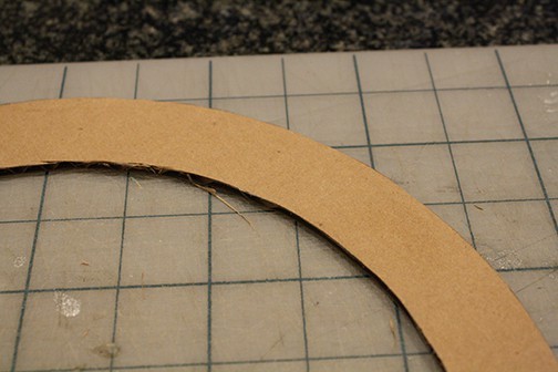 Easter Cardboard Wreath Easter Cardboard Wreath