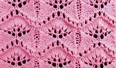 ​Ginkgo Leaf Knit Stitch