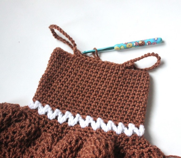 Helping our users. ​Crochet Gingerbread Dress.