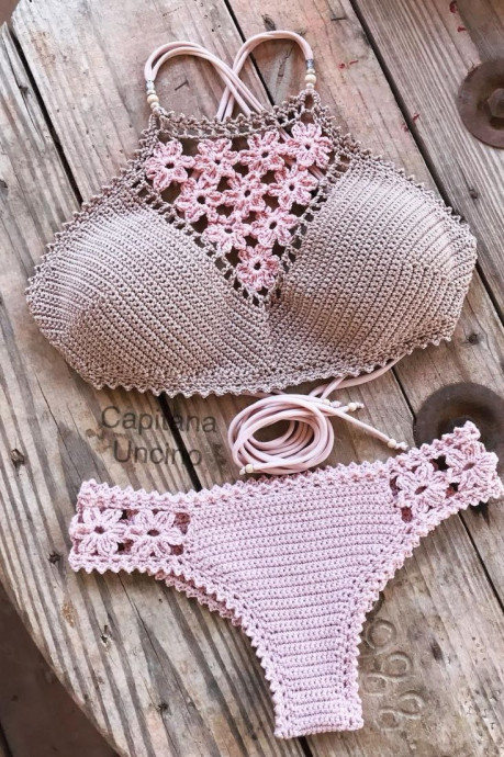 Inspiration. Knit and Crochet Swimsuits.