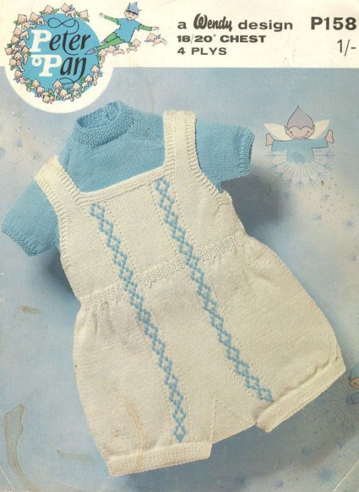 Inspiration. Knit Baby Rompers.