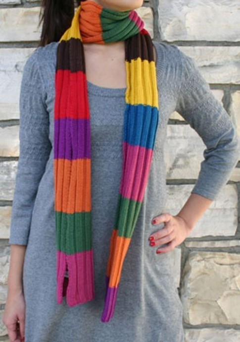 Inspiration. Knit Scarves.