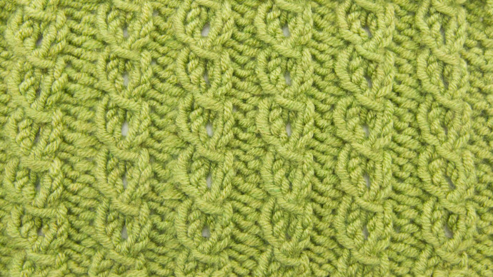 ​Knit Faux Cable Pattern
