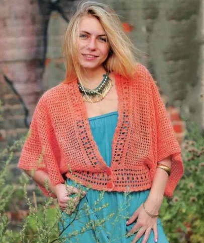 Step-by-Step Crochet Instructions for Coral Yarn Placket, Belt, and Jacket Step-by-Step Crochet Instructions for Coral Yarn Placket, Belt, and Jacket