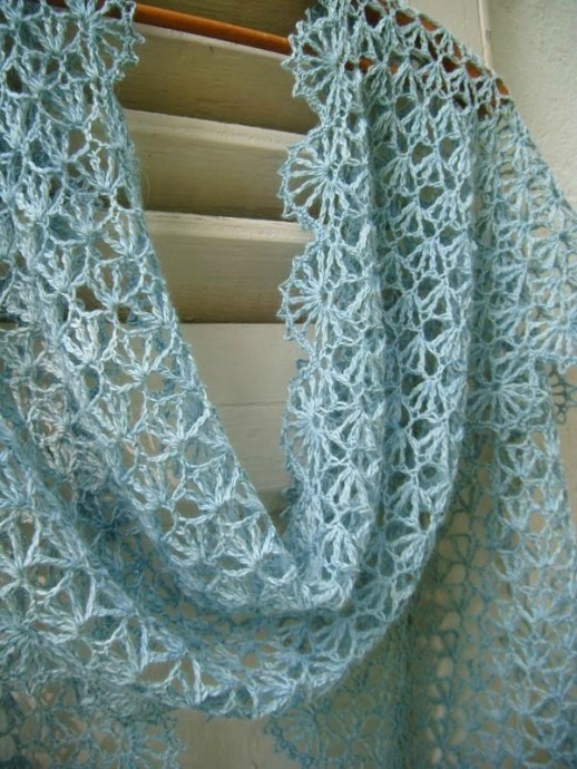 Inspiration. Crochet Summer Scarves.