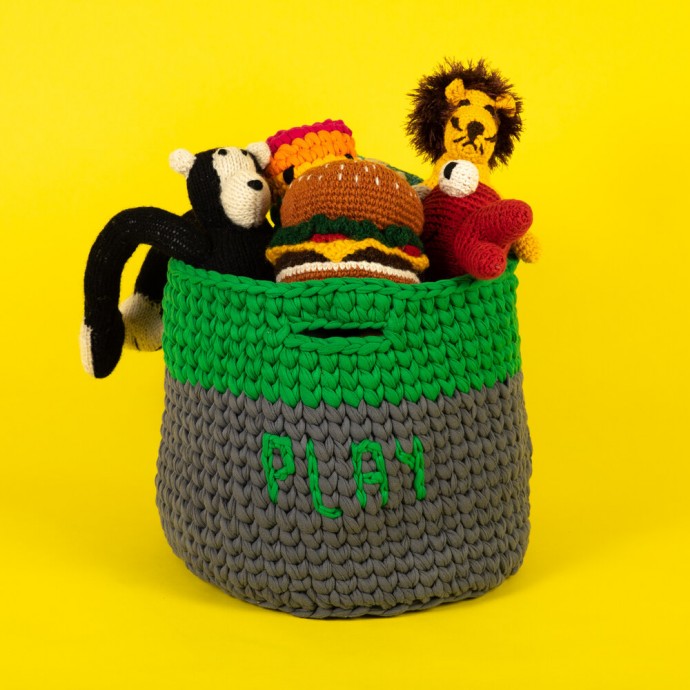 Inspiration. Crochet Toy Bags.