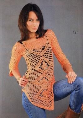 Complete Guide to Crochet a Stylish Orange Cotton Sweater with Detailed Instructions Complete Guide to Crochet a Stylish Orange Cotton Sweater with Detailed Instructions