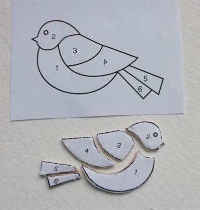 ​Bird Brooch From Leather