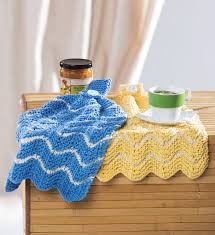 Inspiration. Crochet Kitchen Towels.