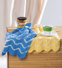 Inspiration. Crochet Kitchen Towels.