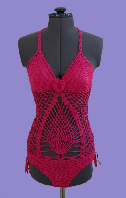 Inspiration. Crochet Swimsuit.