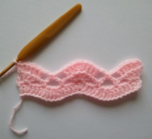 Nice and Elegant Crochet Waves Stitch Pattern Nice and Elegant Crochet Waves Stitch Pattern