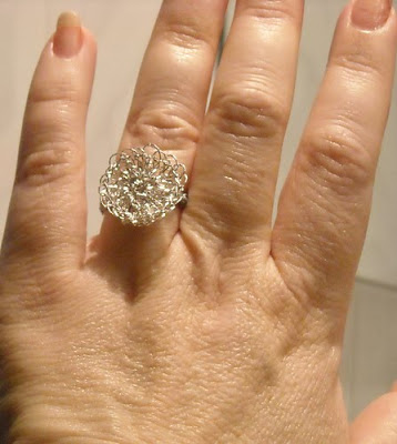 Wire Crochet Ring Wire Crochet Ring