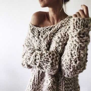 Inspiration. Loose Knit Sweaters.