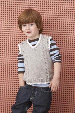 Inspiration. Knit Boy's Vests.