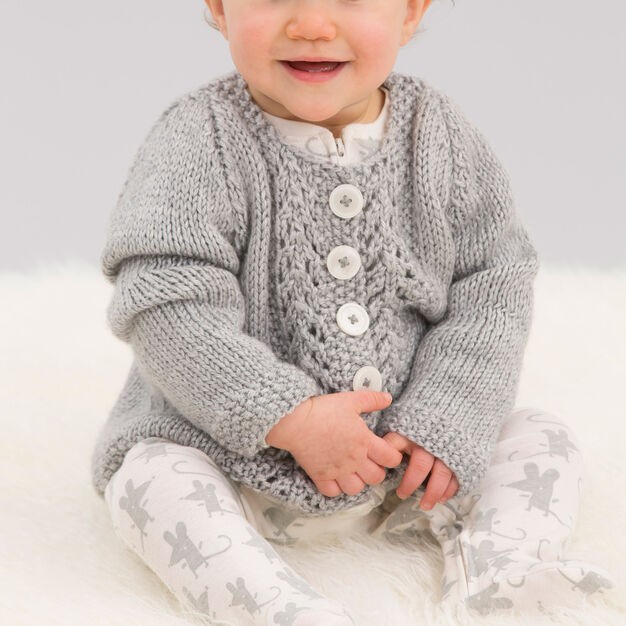 Helping our users. ​Knit Baby Cardigan.