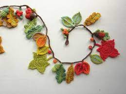 Looking for crochet leaves garland pattern