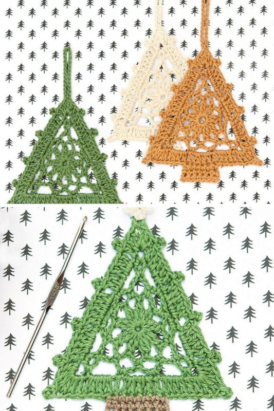 Crochet Christmas Tree Ornament