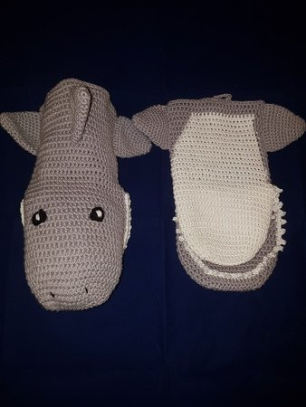 Shark oven mitt