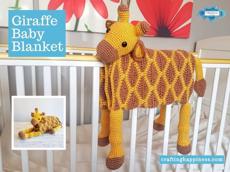 Baby blanket with animal