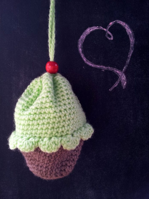​Crochet Cupcake Bag