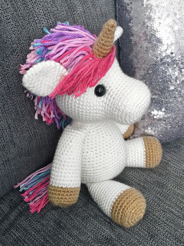 Cute crochet unicorn