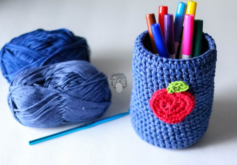 Crochet Pencil Holder