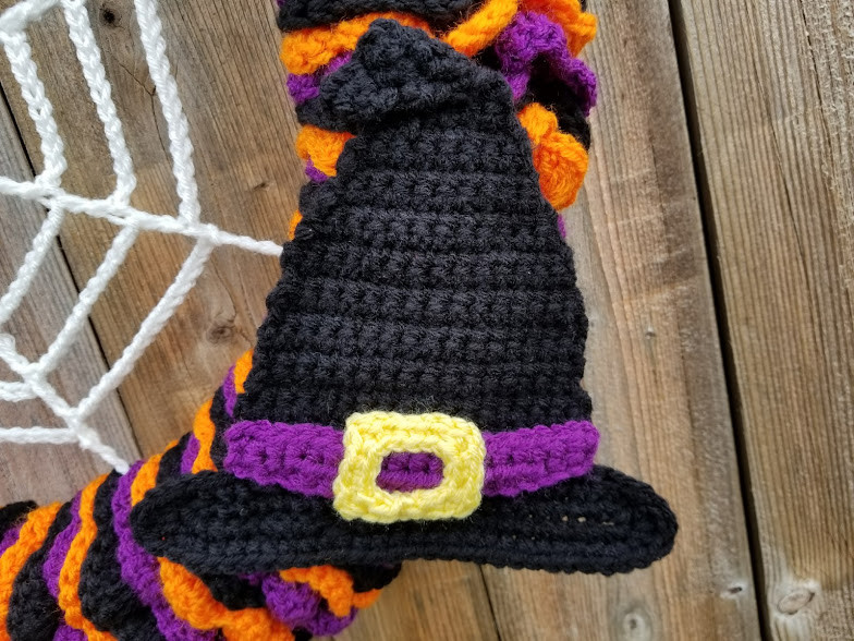 Crochet Halloween Wreath